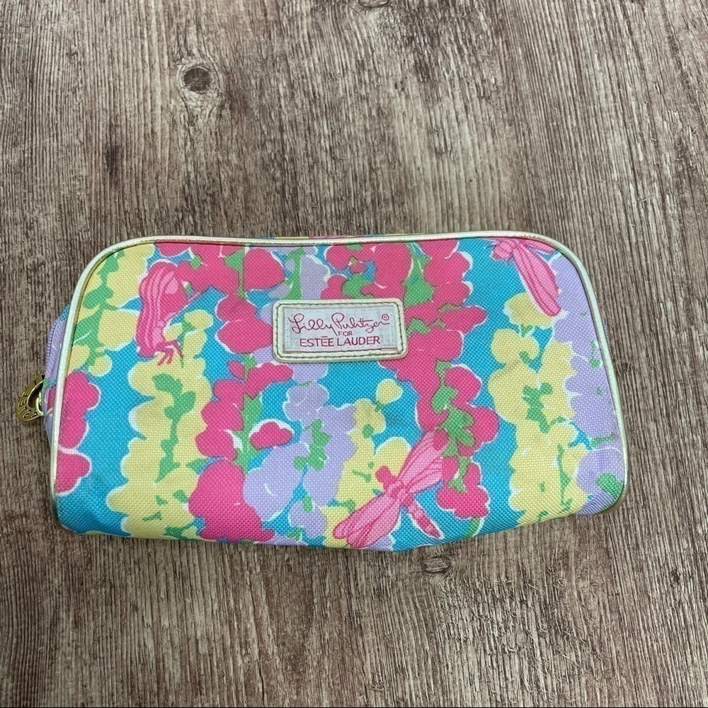 Lilly Pulitzer For Estee Lauder Floral Makeup Bag